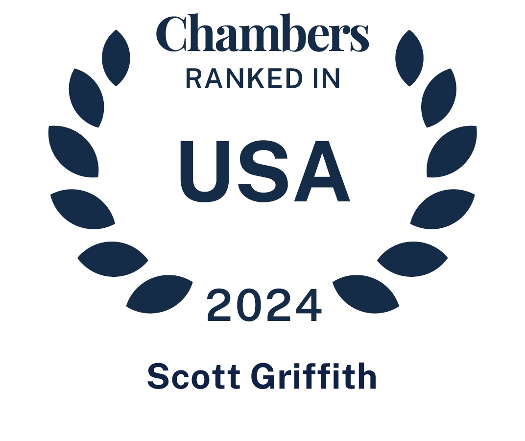 Dallas Construction Litigation Attorney Scott Griffith Selected to Chambers 2024